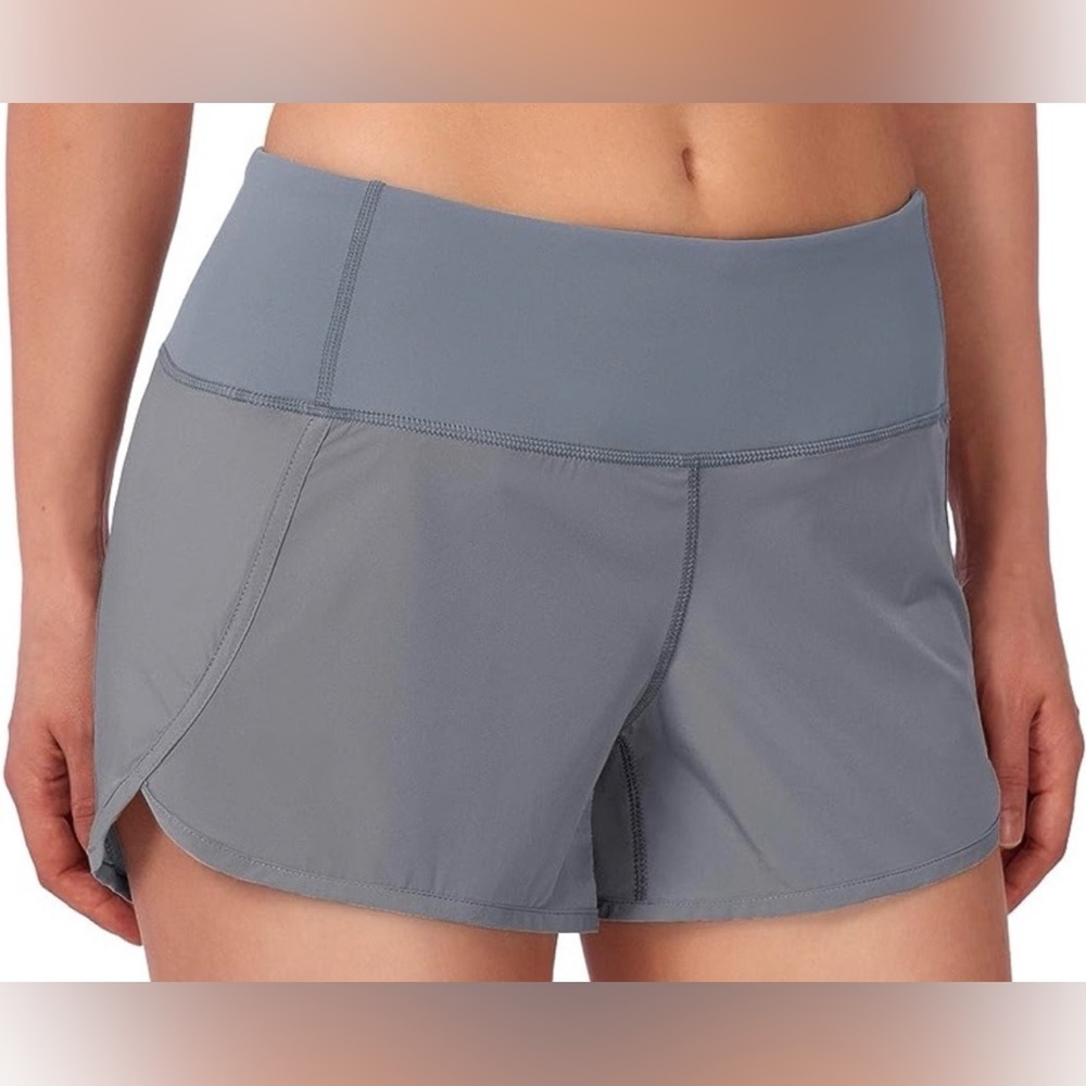 Womens Running Shorts with Mesh Liner Workout Athletic Shorts with Phone Pockets